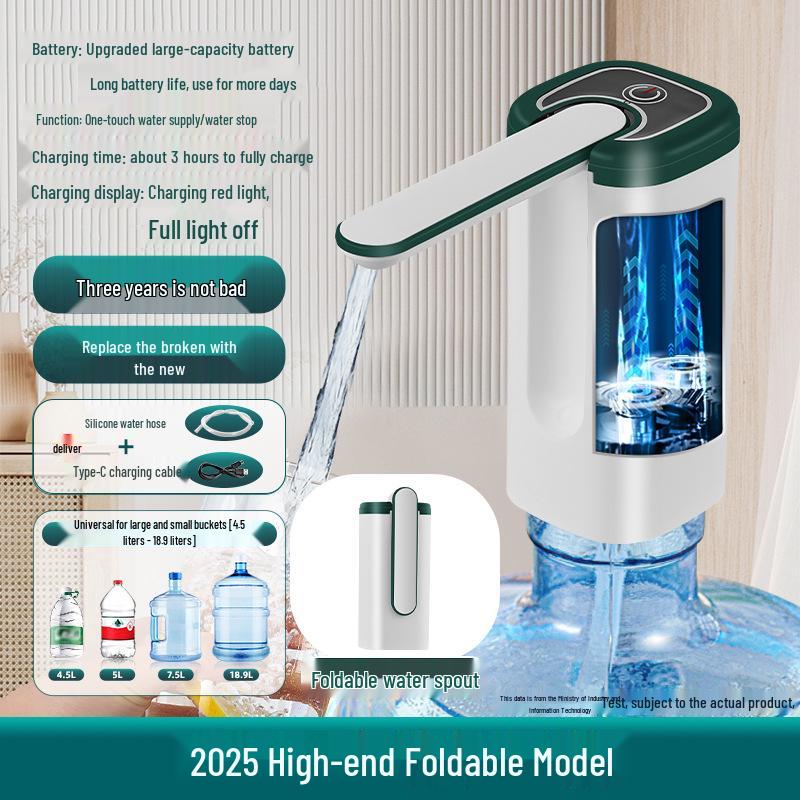 Foldable Automatic Electric Water Dispenser Pump for Large Mineral Water Barrels