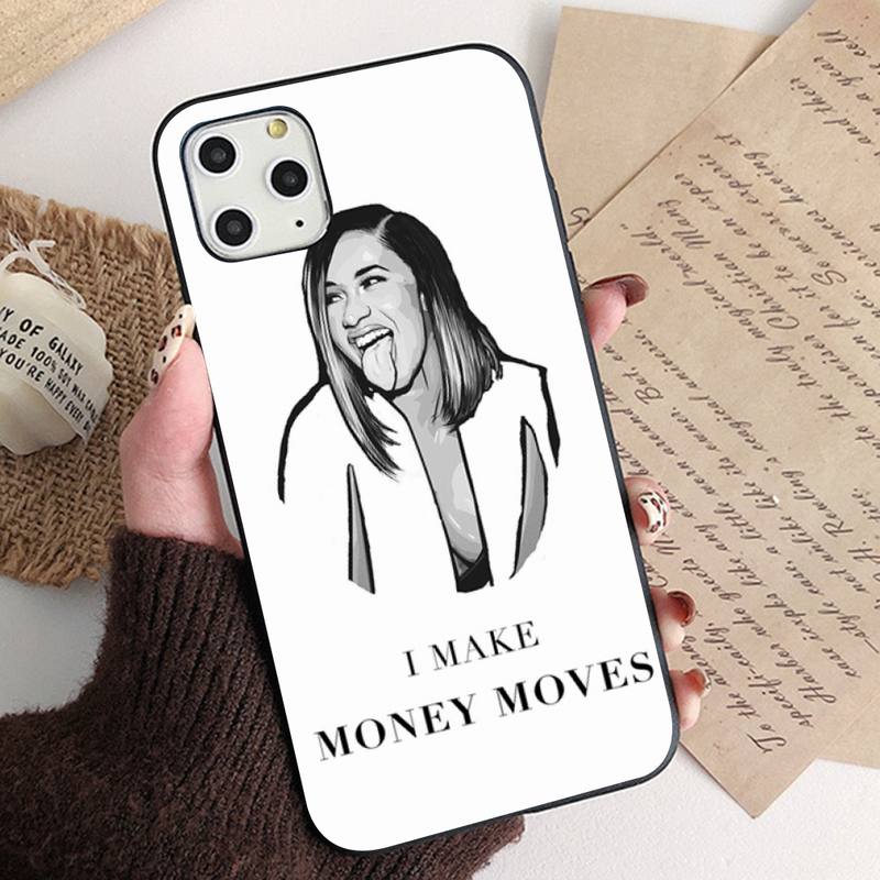 

Чехол для телефона MaiYaCa Cardi B для iPhone 11 12 13 mini pro XS MAX 8 7 6 6S Plus X 5S SE 2020 XR 13 Pro Max