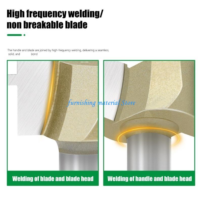 Y5GD Industrial 1/2Inch Shank Router Bit Cutter Superior Wear Resistance For Soft Metal Precise Metal Milling Tasks