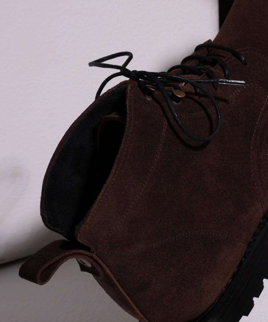 Brenowelt 813 Winter Oil Dark Brown Suede 4-Inch Workcar [Waterproof]