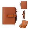 Womens Pu Leather Wallet Card Holder With Zipper And Capacity For Daily Use