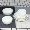 Pure White Ceramic Condiment Dishes - 3.8-inch (Set of 10)