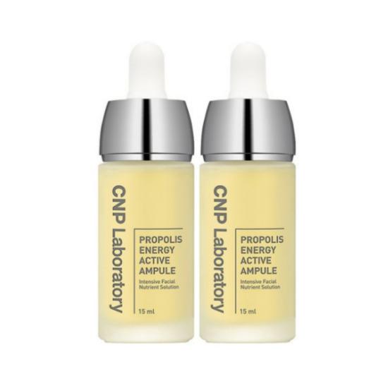 CNP Propolis Energy Active Ampule Glow Boosting & Skin Repair Serum Set 15ml x 2