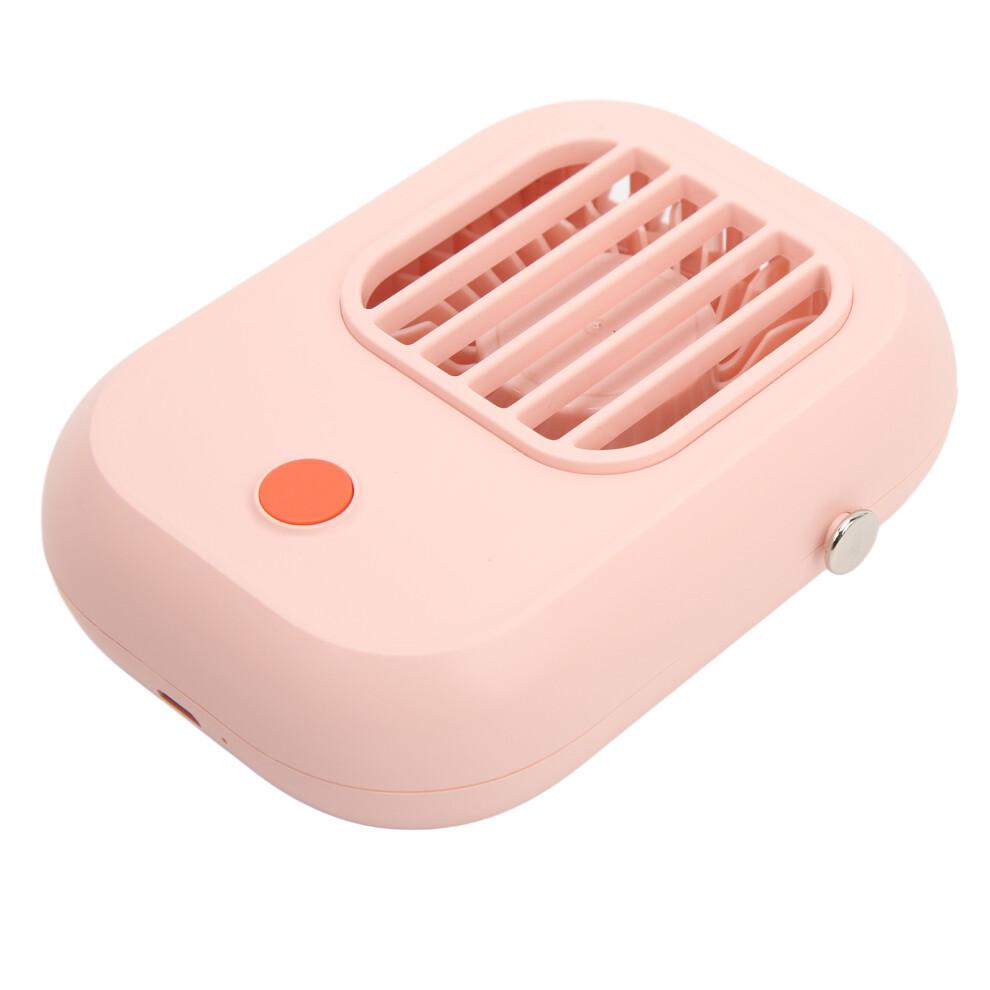 Tragbarer Nackenventilator mit verstellbarem Lanyard, Mini leiser Hand-USB-wiederaufladbarer persönlicher faltbarer Ventilator für Büro, Reisen, Outdoor - 3 Geschwindigkeitsstufen Niedrig