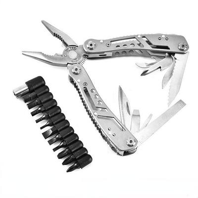 Portable Stainless Steel Multi Purpose Plier Foldable Pocket Multifunctional Pliers Survival Camping Multi Tools for Outdoor
