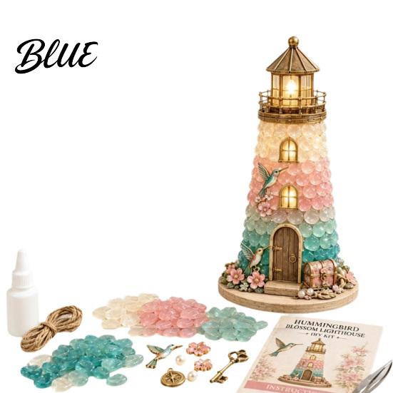 Beach Theme Room Up Unique DIY Kit Glass Lighthouse Decor Sea 3D Light Handmade Gift