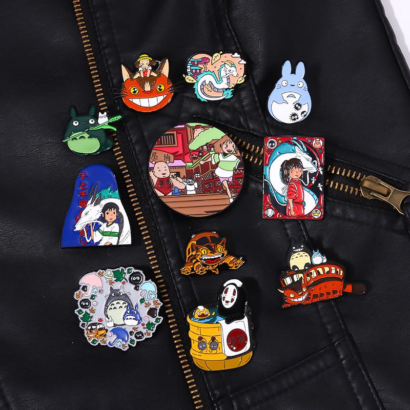 Anime Vibrant Character Brooches For Fashionable Clothing Decorative Metal Pins For Both Men Women And