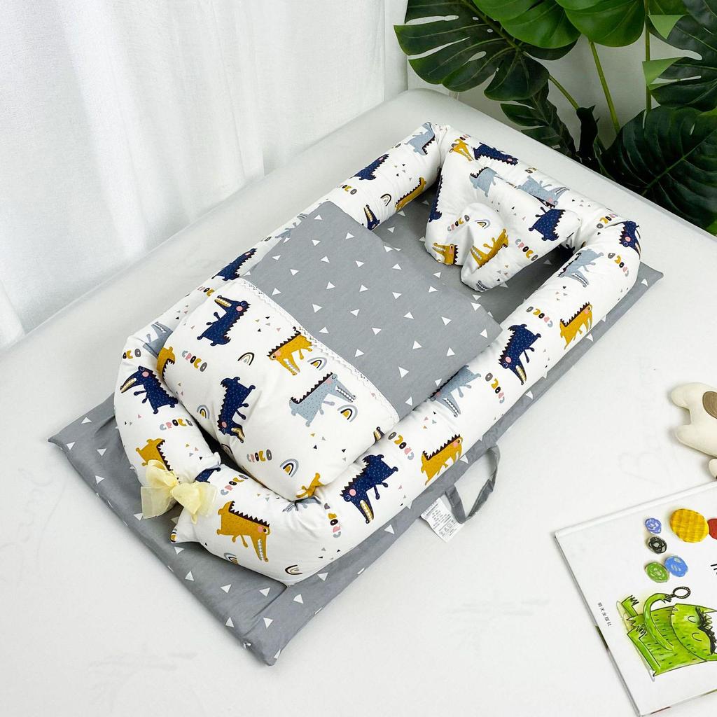 Portable Bionic Baby Crib: Removable, Washable, and Isolated Sleeping Bed for Newborns