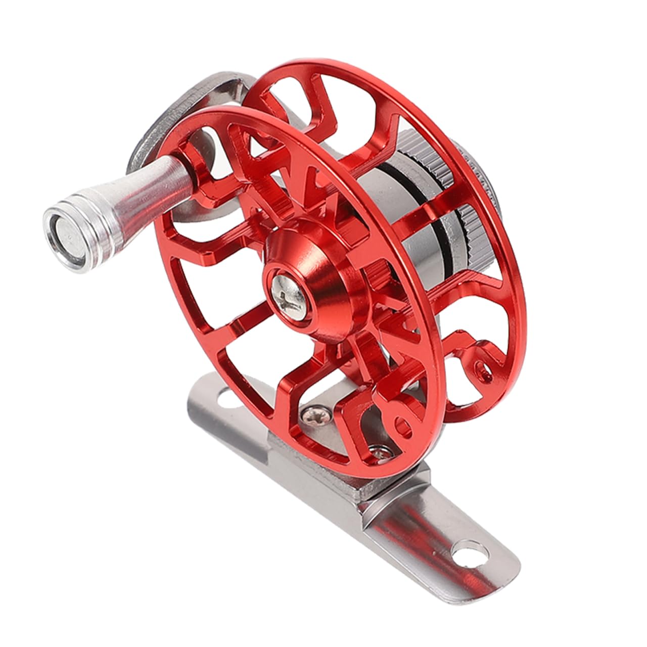 

DEARMAMY Ice Fishing Small Metal Baitcasting Reel with x x Lightweight Fishing Suitable for Rivers and Lakes Reel, Non-Slip Handle, 2.76 2.36 2.17 красный