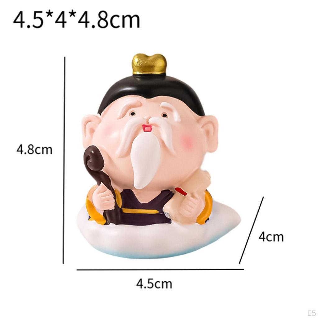 Chinese Immortal Figurine for Car Dashboard Decoration