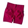 Women's High-Waist Quick-Dry Seamless Yoga Shorts with Peach-Lifting Design