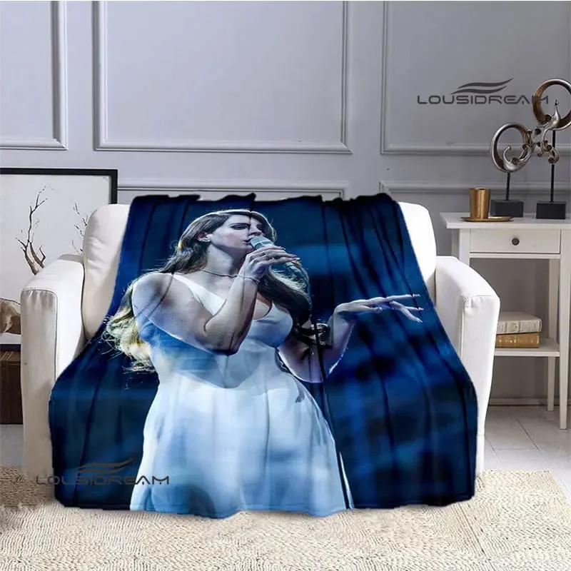 Lana Del Rey Coperta stampata sottile Morbida e confortevole Coperta per casa, viaggio, biancheria da letto regalo di compleanno