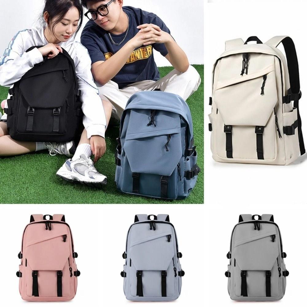 Waterproof Student Schoolbag Large Capacity Laptop Bag Storage Travel Knapsack  Unisex