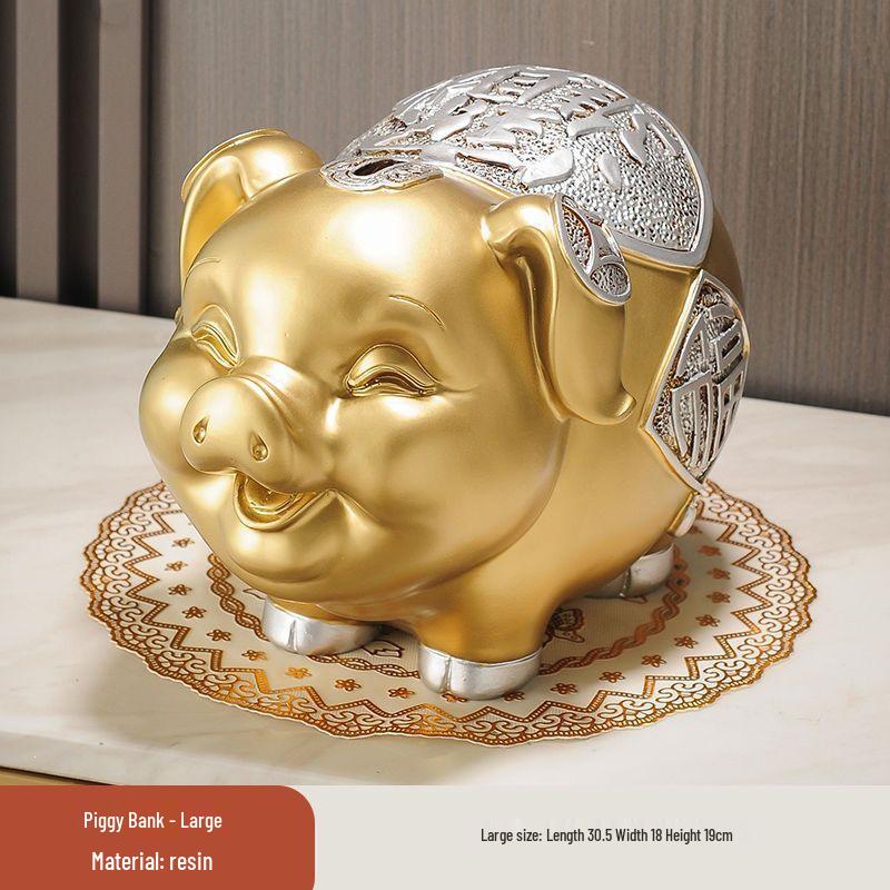 2026 Kreatives Sparschwein: Einzigartiges Sparschwein-Ornament mit großem Fassungsvermögen