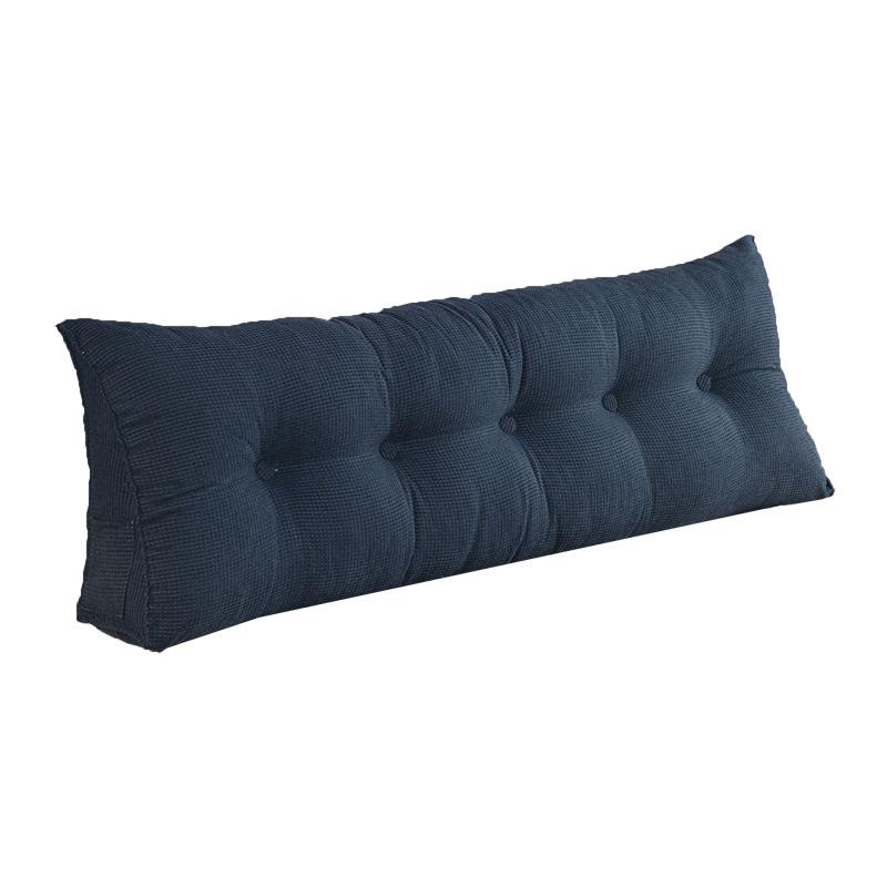 

Aesthetic Backrest Cushion Triangular Cushions Modern Luxury Lazy Cushion Relaxing Elegant Decorative Cushions Home Decorations 80X20X50CM джинсовый синий