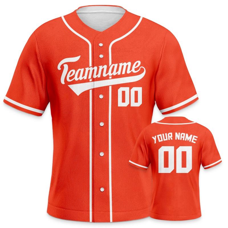 Baseballtrikot für Fans Einfaches Baseball-Shirt