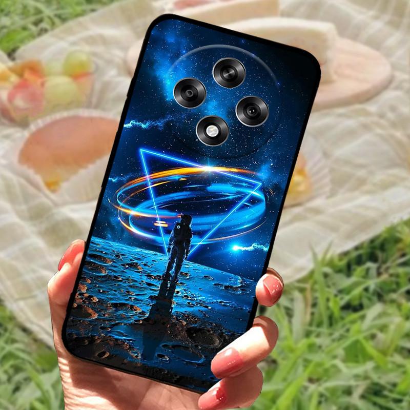 Für OPPO Reno 12 F Hülle Marmor Weiches Silikon Stoßfest Coque Für OPPO Reno 12F 5G Schützen Handyhülle Reno12F Fundas