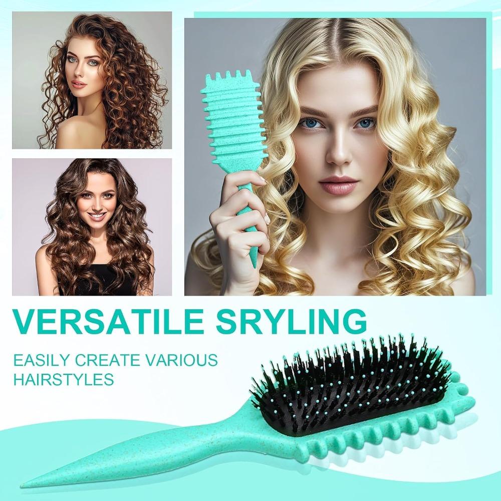 Spazzola Candy,Spazzola per Capelli Ricci,Spazzola per Definire i Ricci,Per Modellare e Definire i Ricci per Capelli da Donna,Spazzola per Pettinare e Modellare