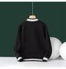 Korean Style Kids' Letter Stand Collar Baseball Jackets for Spring & Autumn