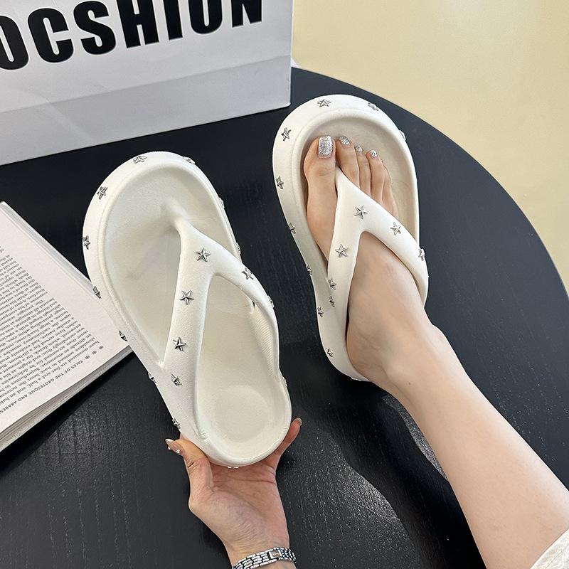 Women's Comfortable Wearing Thick Sole Heightened Anti-Odor Non-Slip Sandals - Fashion Home Outdoor Casual Shoes