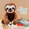 Soft Comfort Stuffed Sloth Stuffed Animals Simulation Sloth Doll Sloth Plush Toy  Birthday Gift