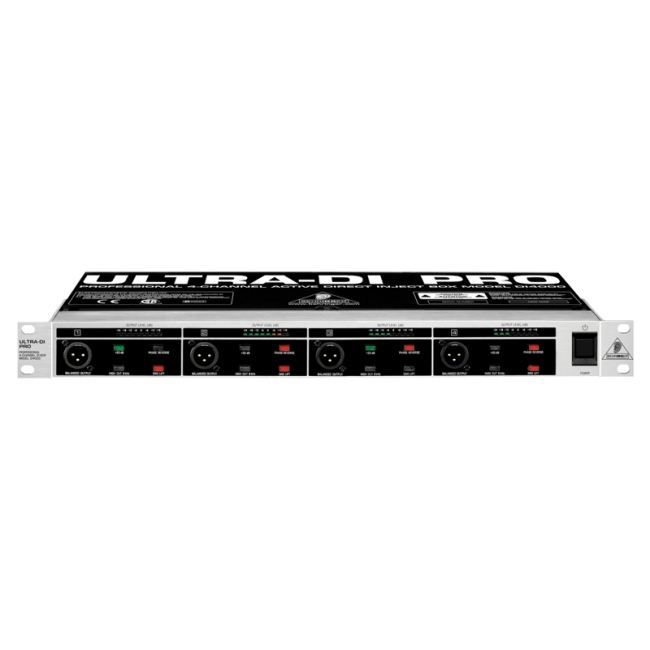Direct Box - behringer - di4000 - 4 channels - xlr/jack inputs - balanced xlr output