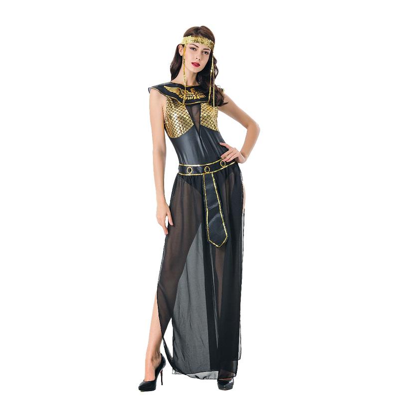 Halloween Cleopatra Costume Masquerade Female Ancient Greek Egyptian Muse Costume Party Costume