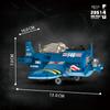 Fighter Jet Mini Building Block Toy Set for Kids Boy Adult Beginner Military Plane Airplane Pirate Transporter Brick party gift