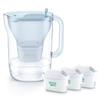 Brita Water Filter Pitcher Style Eco Powder Blue + 3 Cartridges