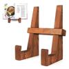 Wooden Recipe Book Stand Cd Record Plate Display Shelf Tabletop Photo Frame Ipad Rack Table Easel Cookbook Holder For Kitchen