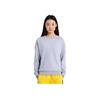 Puma Solid Color Casual Comfortable Crew Neck Pullover Long Sleeve Sweatshirt Women Sweatshirt Light-Purple 677225-61