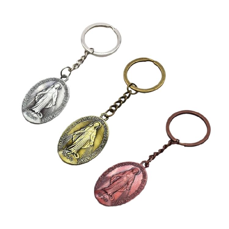 Christian VirginMary Keyring Jewelry Car Keychains