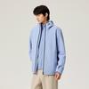 Anta Waterproof And Windproof To Keep Warm Windbreaker Jacket Men's Two Piece Set Lavender Blue 952546614-5