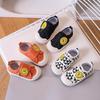 Children's Canvas Plaid Shoes: 2026 Spring Korean Style with Smiley Face for Girls and Infants