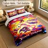 Custom Name Text Bedding 3Pcs Set,The Amazing Digital Circus 1 Duvet Cover 2 Pillowcases Soft Bed Linen For Gift
