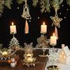 Decorative Candle Stands Iron Taper Candle Holders Christmas Candlestick Holders for Wedding,Dinning,Party Decorations