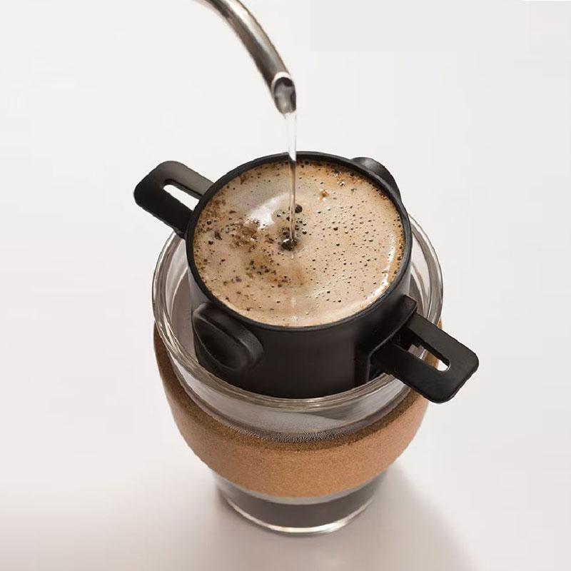Washable Coffee Dripper Foldable Hanging Ear Filter Reusable BPA Free For Home Office Outdoor Coffee Enjoyment
