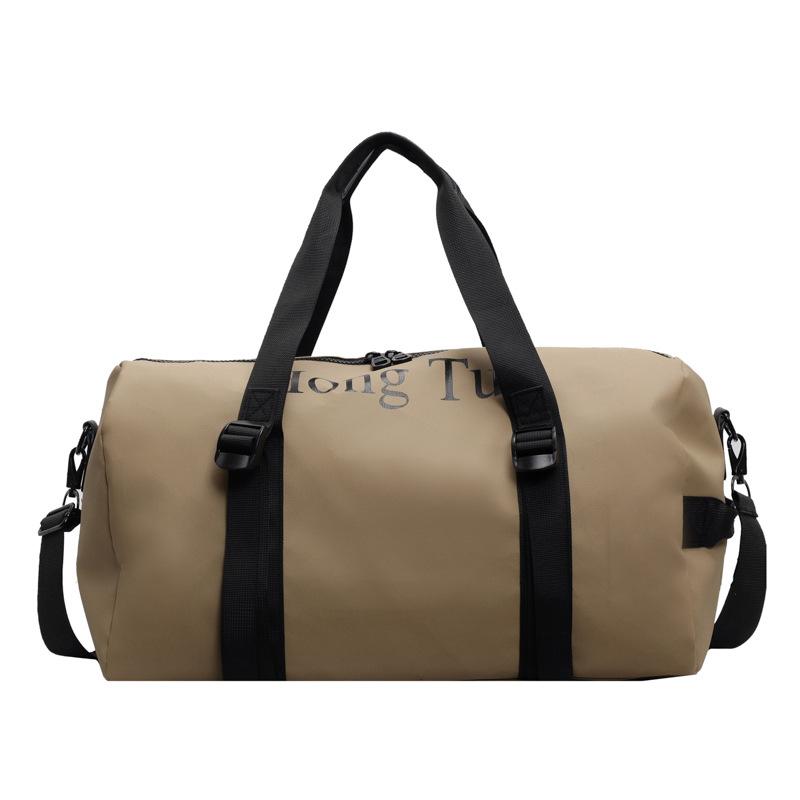 

Men s and Women s Dry-wet Separated Sports and Fitness Bags, Large-capacity Casual Hand-carry Commuter Travel Bags with A Pull Handle хаки