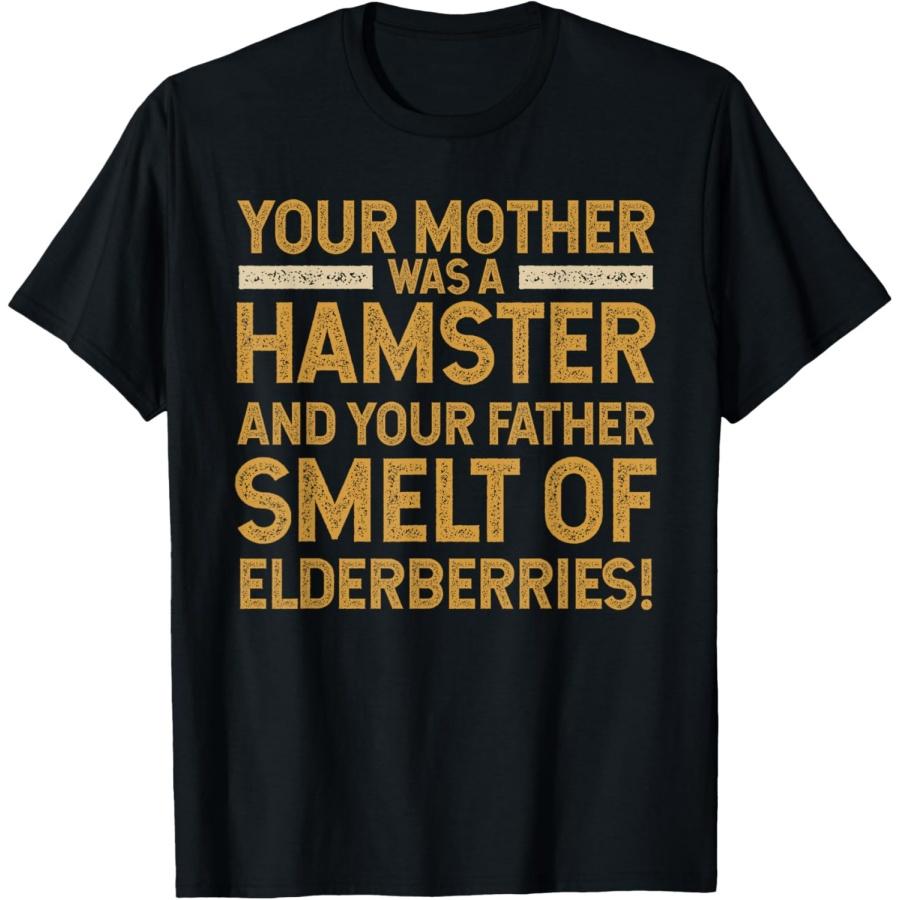 Your Mother Was A Hamster T Shirt T-Shirt XXXXXL чёрный