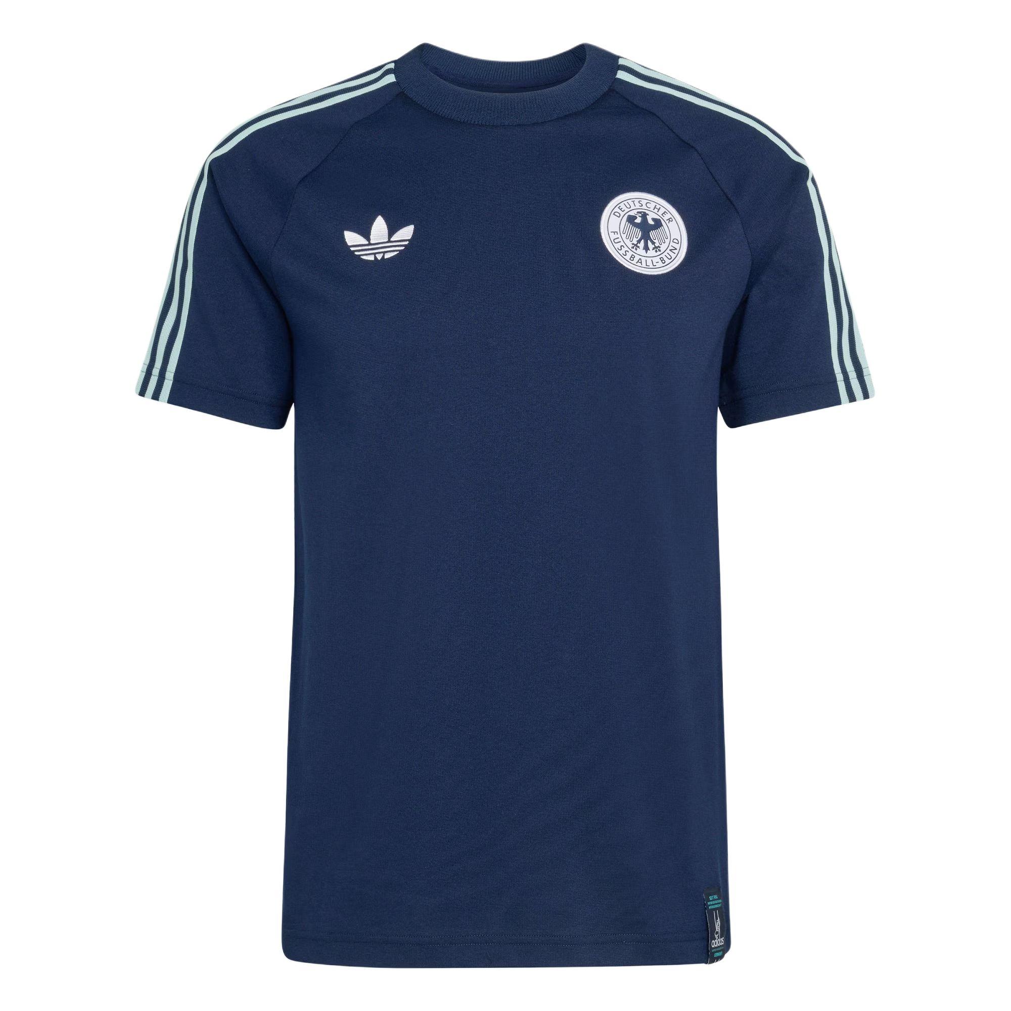 Adidas Germany Originals T-Shirt Collegiate Navy Men Tops Blue JZ9342 M