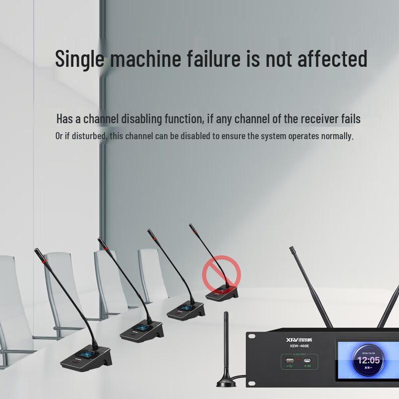 XEW-460F Professional Wireless Conference Microphone System (CN version)