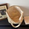 Woven Straw Tote with Tassel Accent and Spacious Interior for Summer Beach or Casual Daily Use
