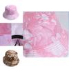 Cotton Summer Tie Dyeing Fisherman Hat With Wide Brim Sun Protection For Outdoor Activities