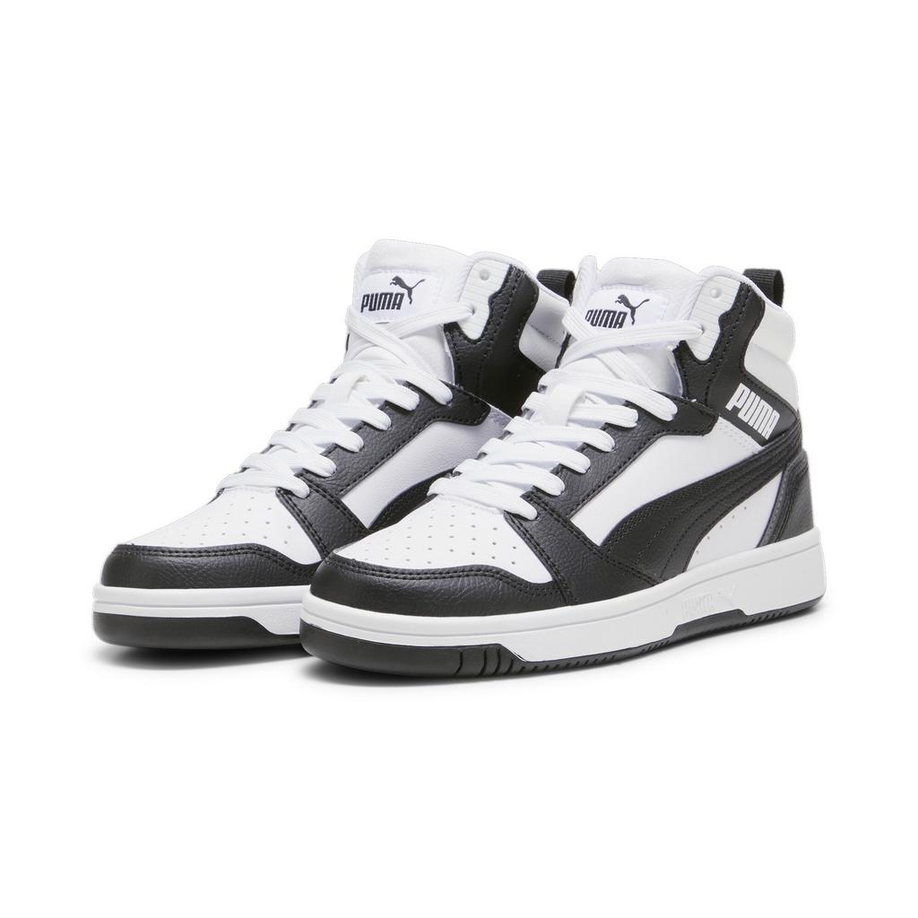 Puma REBOUND V6 MID JR Children's Sports Shoes Black 39383101 R 39