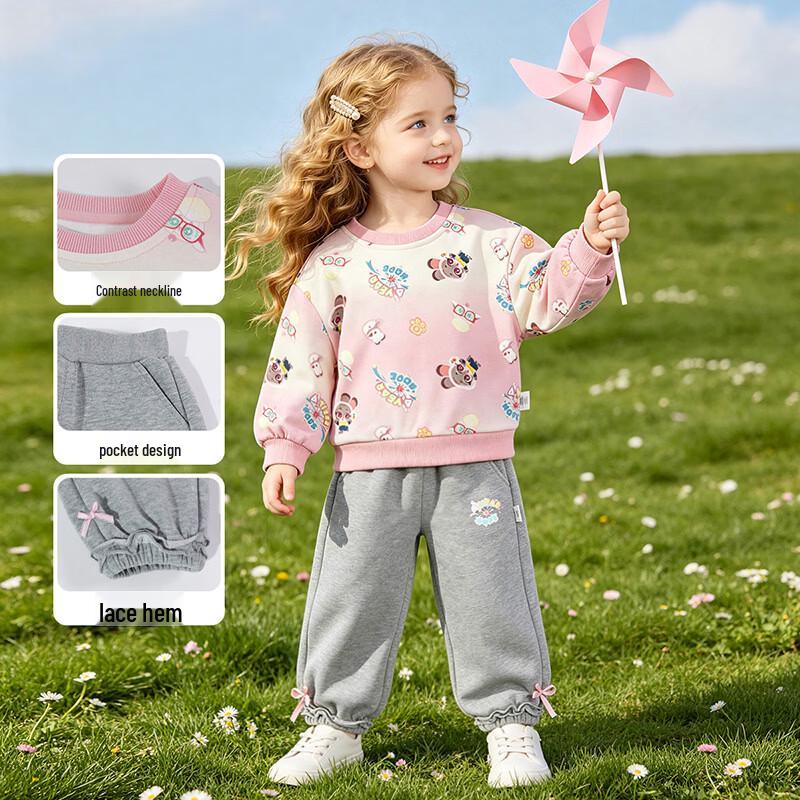 Disney Judy Hopps Girls' Casual Bow Sweatshirt Set