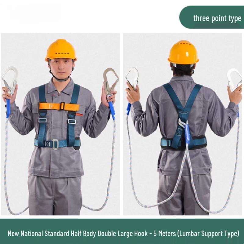 OLOMM Five-Point Safety Harness for High-Altitude Work
