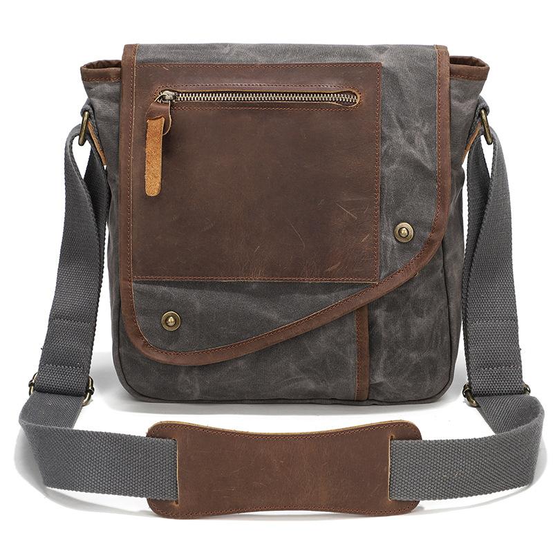 Seven-Color Cotton Casual Retro Men'S Messenger Bag Men'S Shoulder Backpack Batik Waterproof Canvas Bag