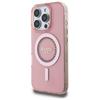 Guess Guhmp16Lpftdtep Iphone 16 Pro 6.3 Różowy/Pink Hardcase Iml Cyrkonie Magsafe