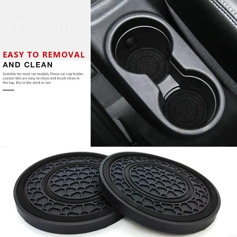 2-Pack, advanced central controller | Anti-skid and dustproof, red and black color scheme design - perfectly protect the car interior