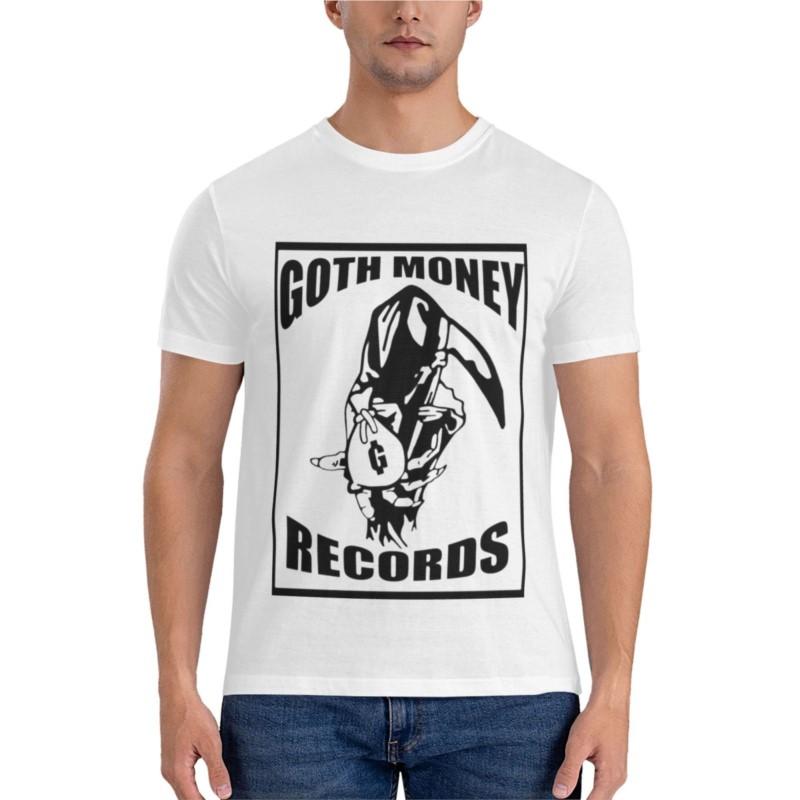 Goth Money Records Classic T-Shirt Vintage T Shirt Korean Sweat Shirts  Men Plain T-shirt